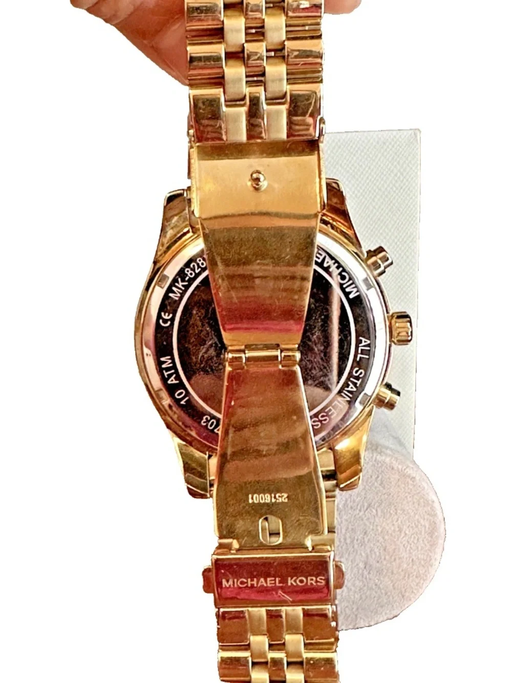 Michael Kors Lexington Gold Tone Stainless Steel – Preloved